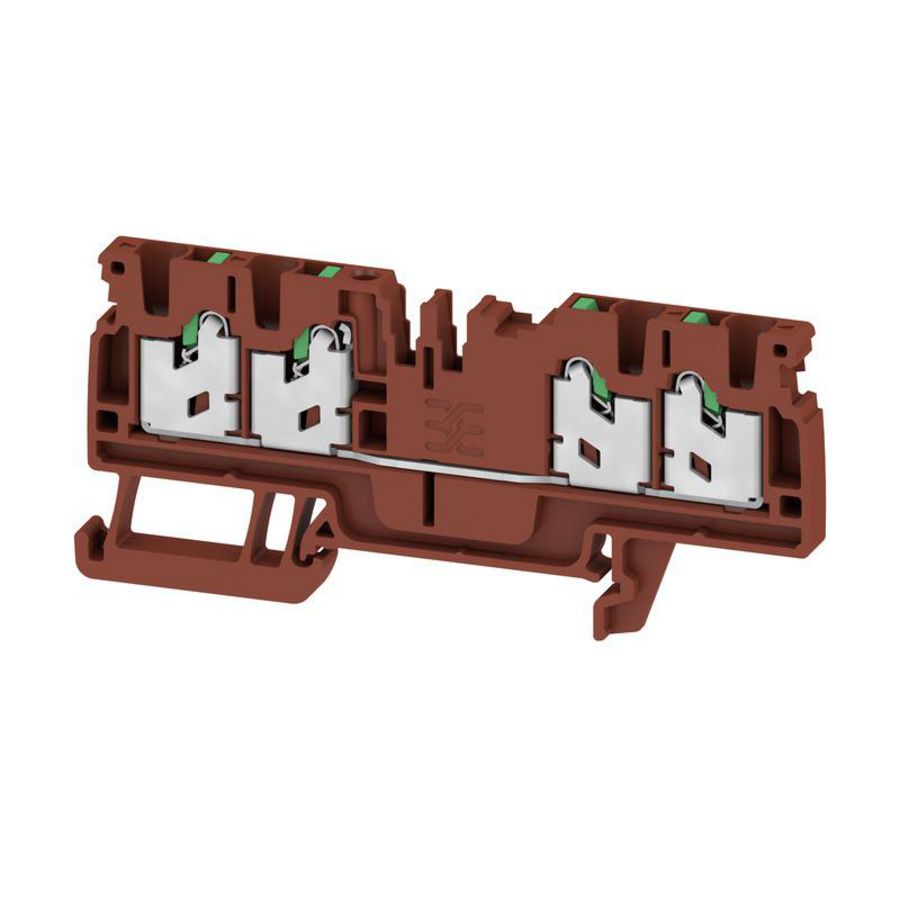 Doorvoer blok SNAP IN bruin 2.5mm2 24 A 800 nr. VVE=100