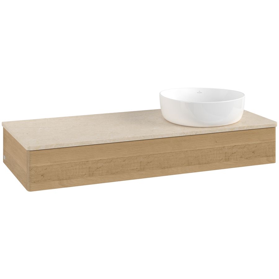 Wastafelonderkast Antao 1200x190x500mm Honey Oak K12013HN