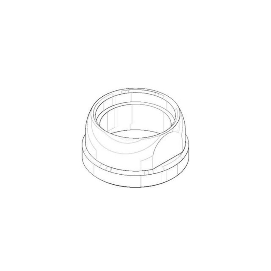 Aansluiting 40x20mm Platina