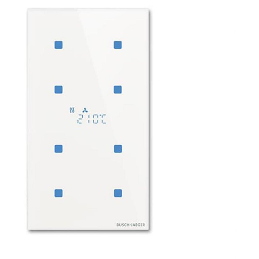 Glasstouch sensor KNX Tacteo 4 voudig met RTC