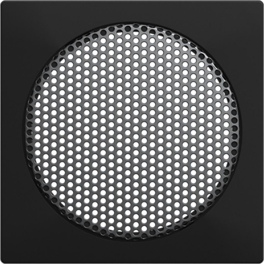 Centraalplaat voor luidsprekersokkel 8223 U, balance SI matzwart. (8253-915)