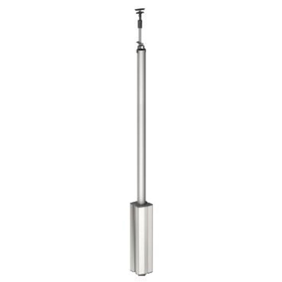 Spanzuil 4 Comp Leeg Geanodiseerd 3100-3500 mm OptiLine 45