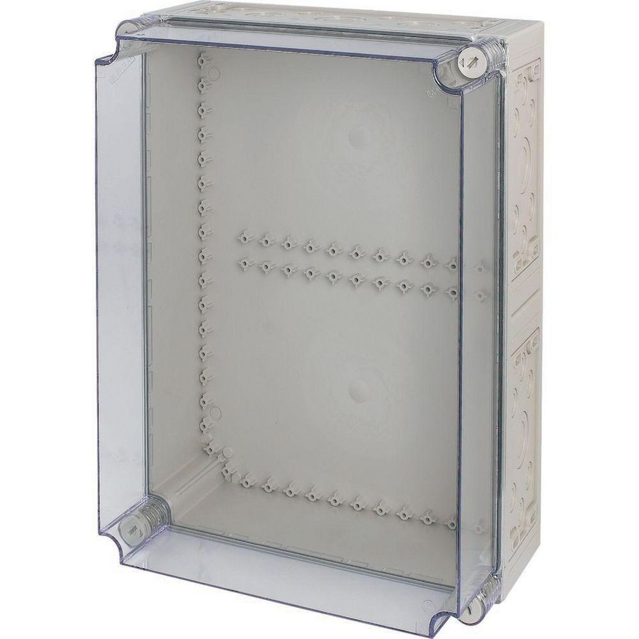 Kast Ci 500x375x225mm deksel transparant metr.doordrukgaten