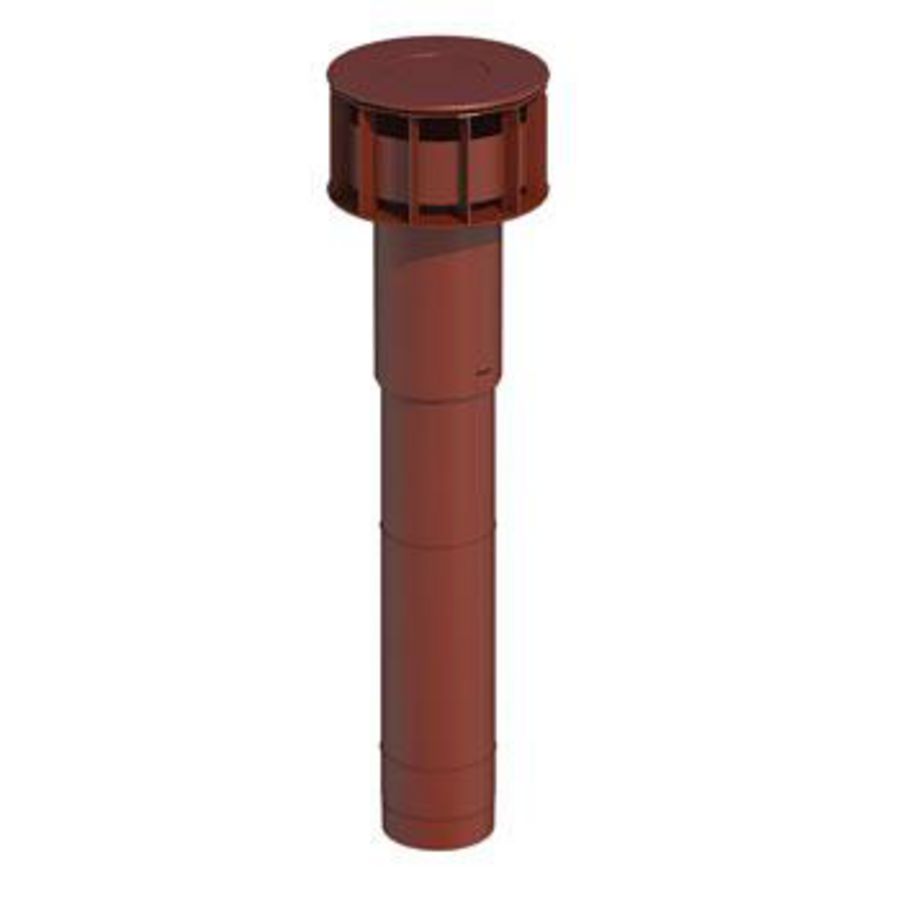 Dakdoorvoer basis MultiVent 166 1325mm natuurrood