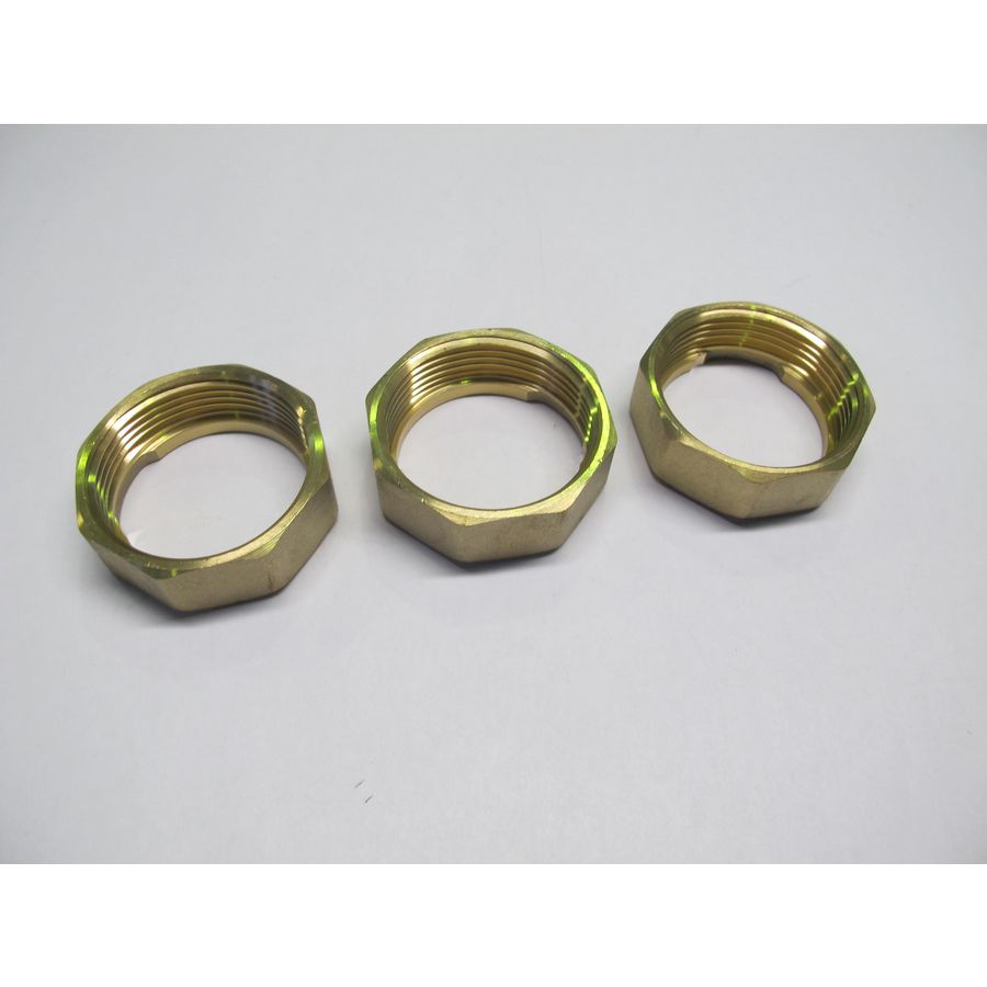 Overschuifwartel 11/2" messing