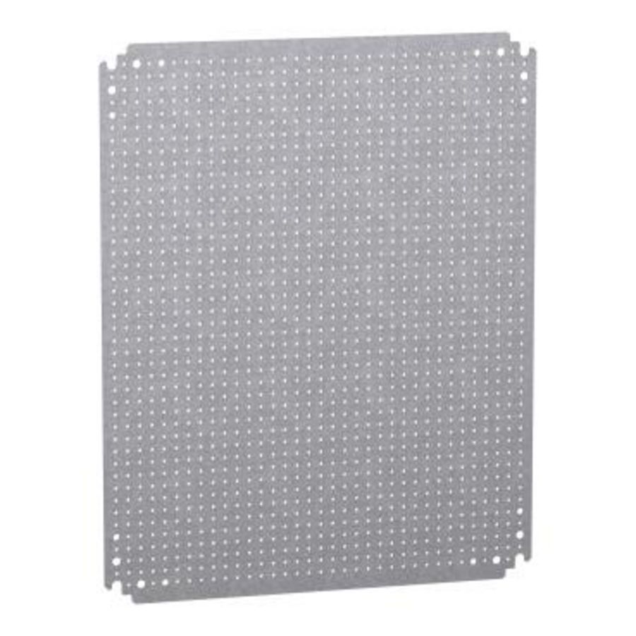 Montageplaat microperf. 600x500mm Gaten 3,6mm op 12,5mm
