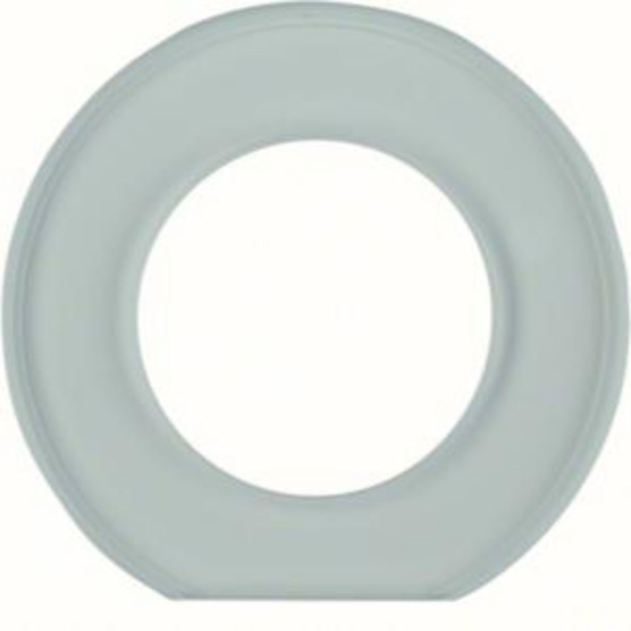 Afdekraam 1-v eindstuk berker Glas helder