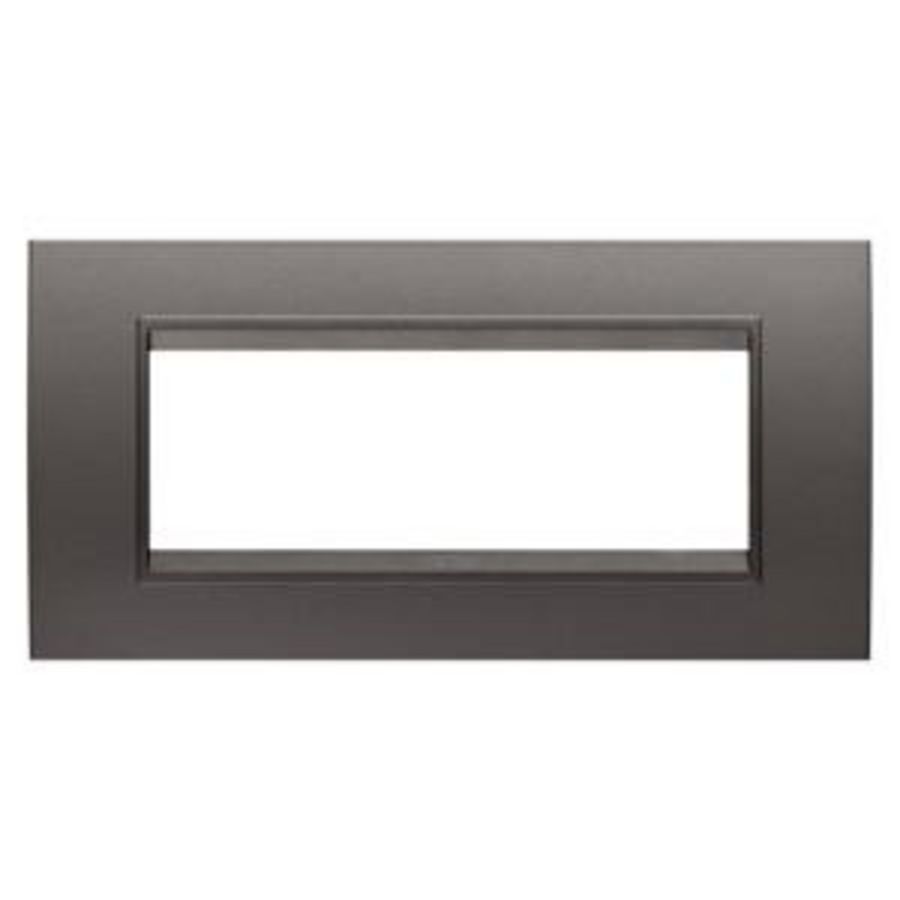 LUX PLAAT-VAN METAAL-6 MODULE-STAALGRIJS-BINNENFRAME