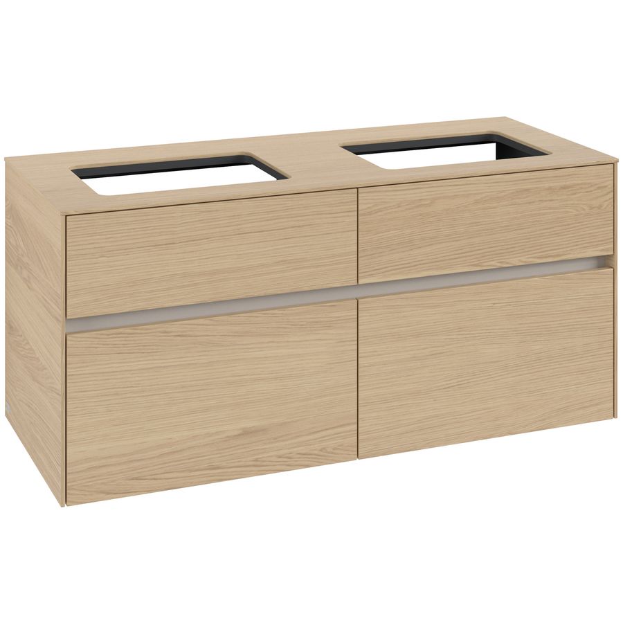 Wastafelonderkast Collaro 1200x548x500mm Nord.Oak C11500VJ