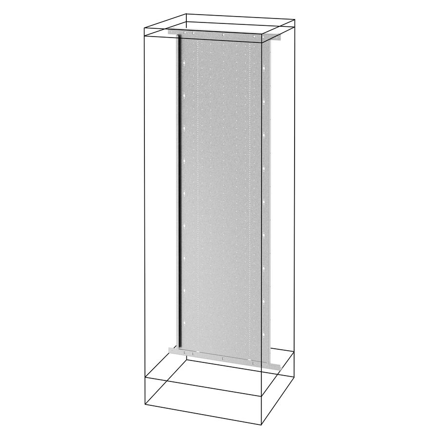 QDX630H/1600H MONTAGEPLAAT 600x1800