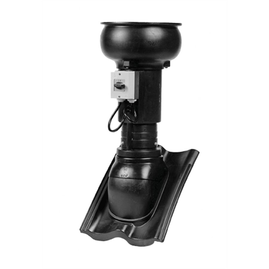 Dakventilator CVD-S ECO geint. RV-sensor en werkschakelaar