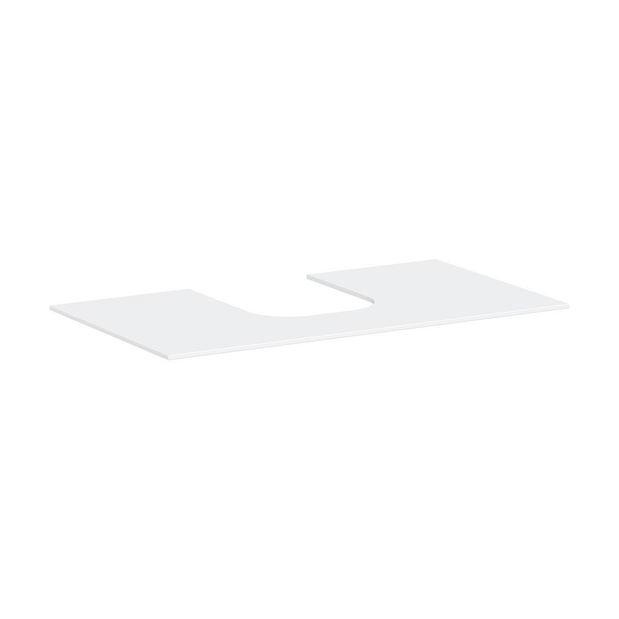 Console 980x550mm met utsparing in het midden countertop 600/480 Xevolos E 54209700
