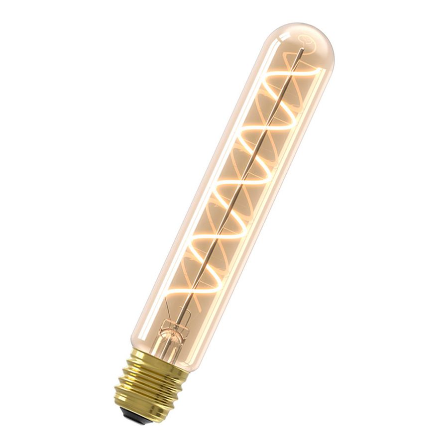LED-lamp Warm Filament T32X185 E27 DIM 15W 136lm 2100K goud