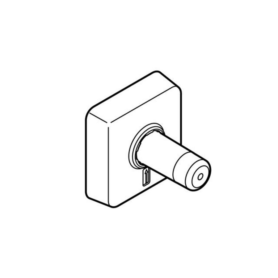 Inbouwproducten POT FILLER Inbouw-wandbocht