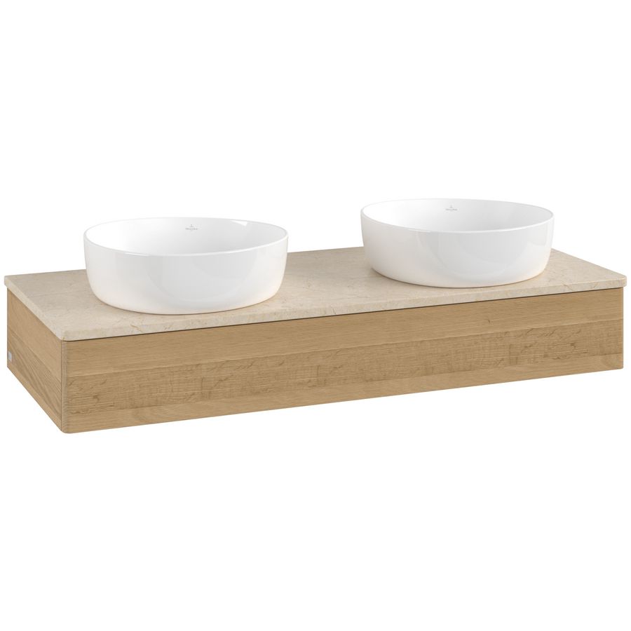 Wastafelonderkast Antao 1200x190x500mm Honey Oak K13013HN