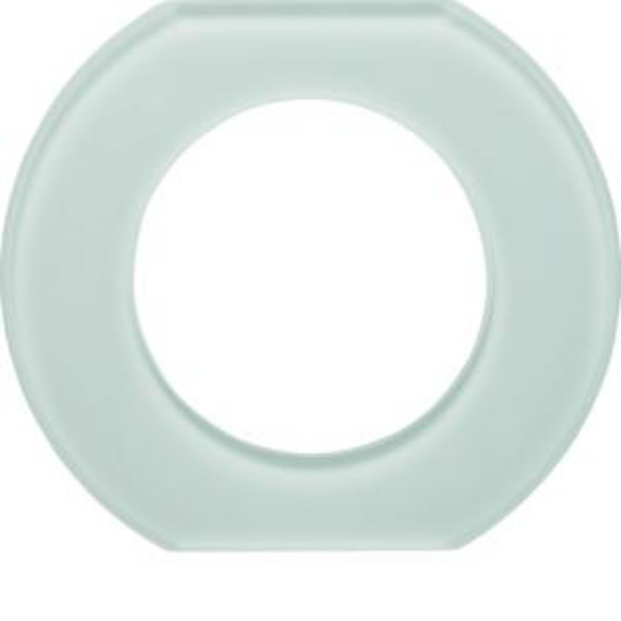 Afdekraam 1-v middenstuk berker Glas polarwit