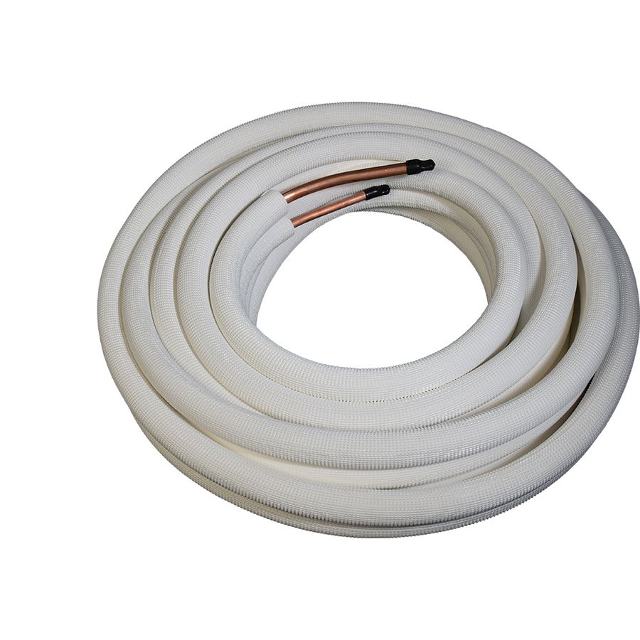 Rol a 10m. Duo geisoleerde koelleiding 1/4" - 1/2"