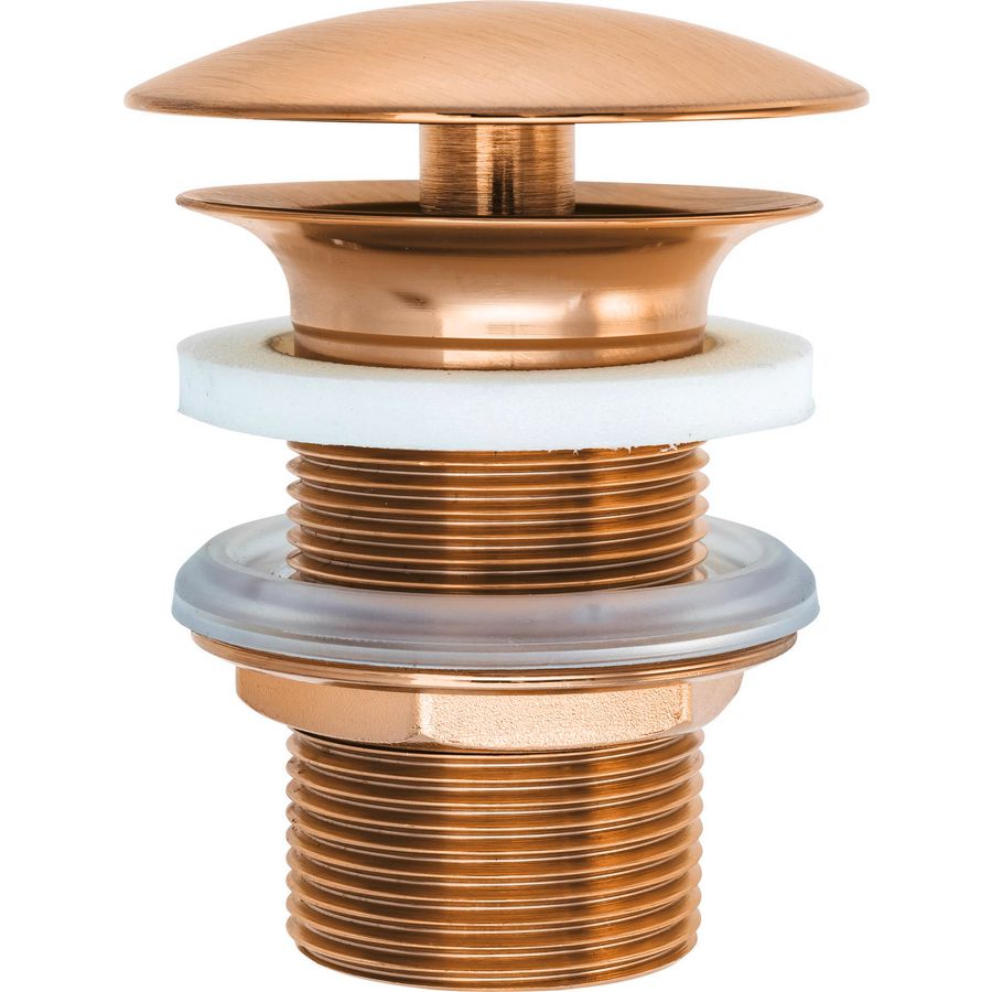 Afvoerventiel Brons Geborsteld 72x72x95mm 0050380400