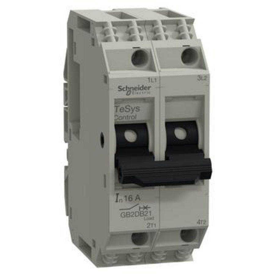 Beveiligingsautomaat 2P 16A TeSys GB4 VVE=3