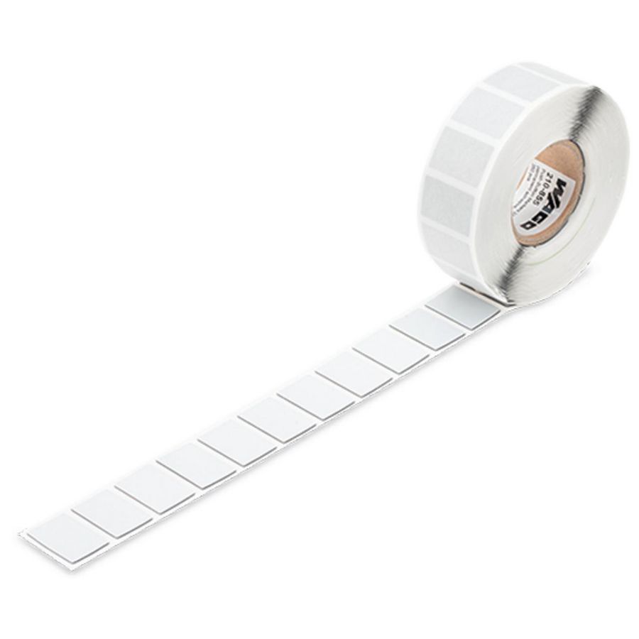 Schakelaarschildjes 27 x 18 mm zilverkleurig 210-855