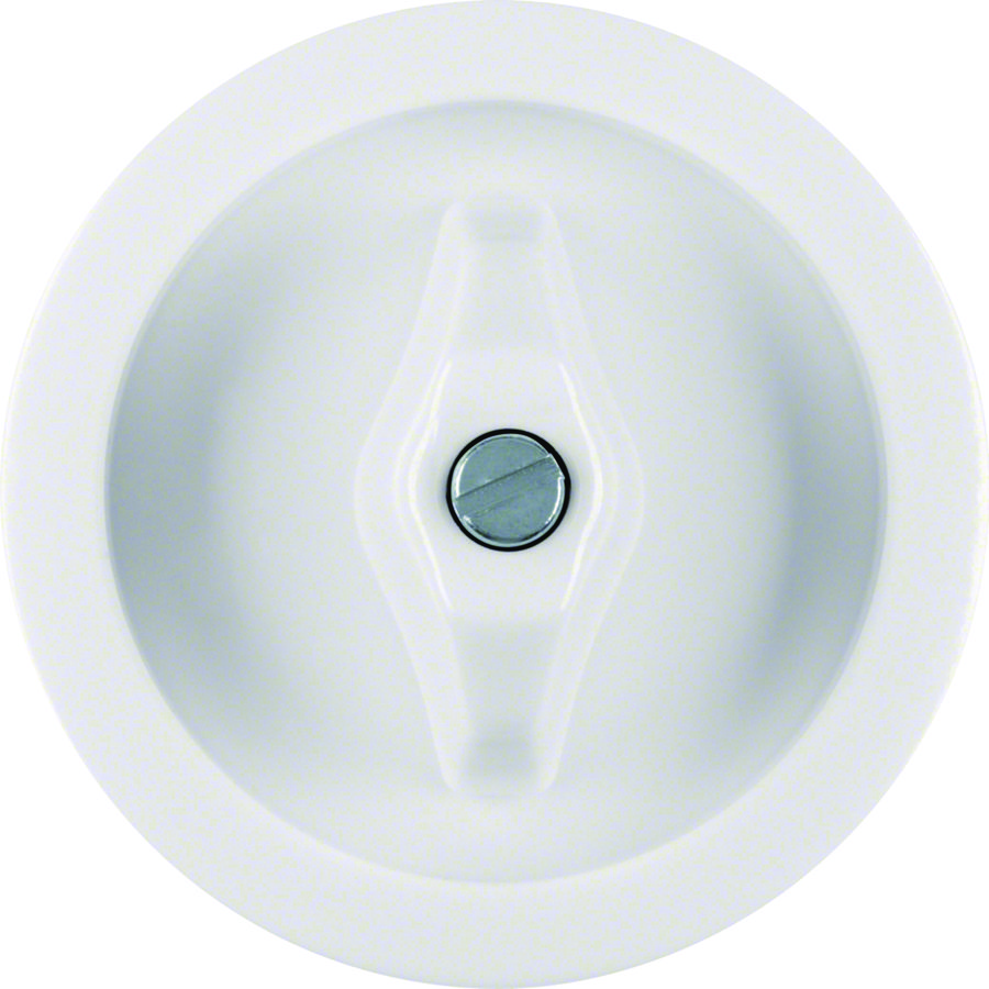 Centraaldeel+draaiknevel Serie 1930 polarwit