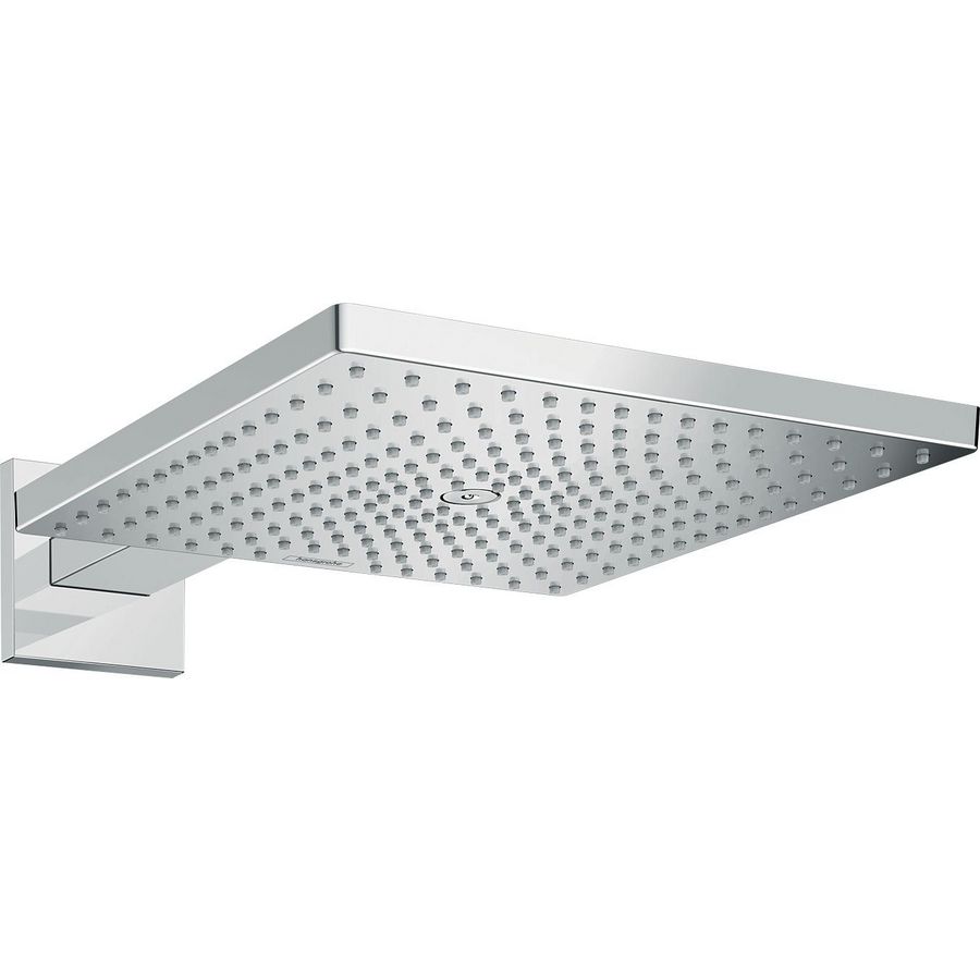 Raindance Square 300 1 straalsoort hoofddouche 390mm chroom met douchearm