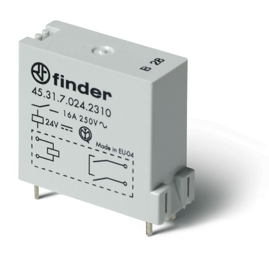 Schakelrelais 1 maakcontact 10A 24V DC S.