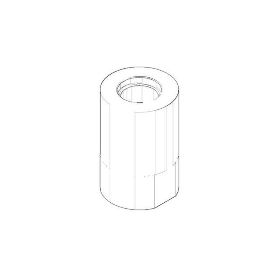 Nippel Douche, staand model, compleet chr