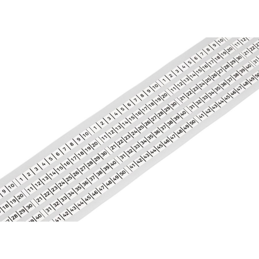 Markeringsstrook op rol 5 mm breed wit 210-834