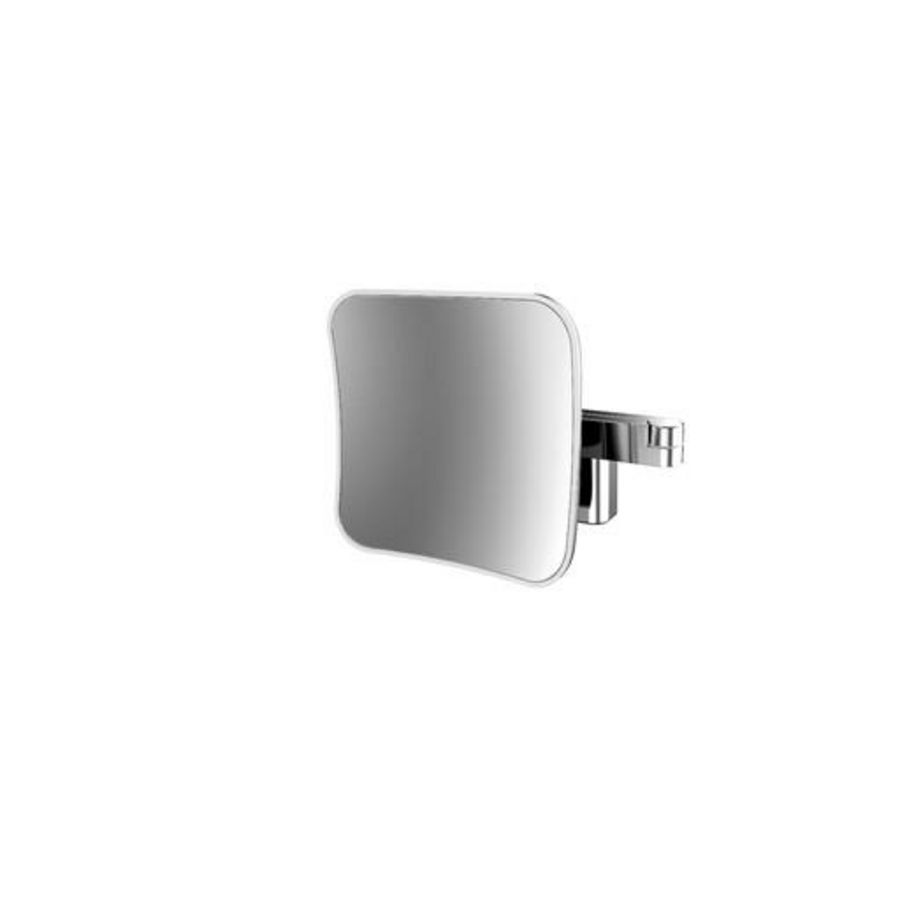 Evo scheerspiegel LED 209x209mm 2-armig 5x vergrotend chroom
