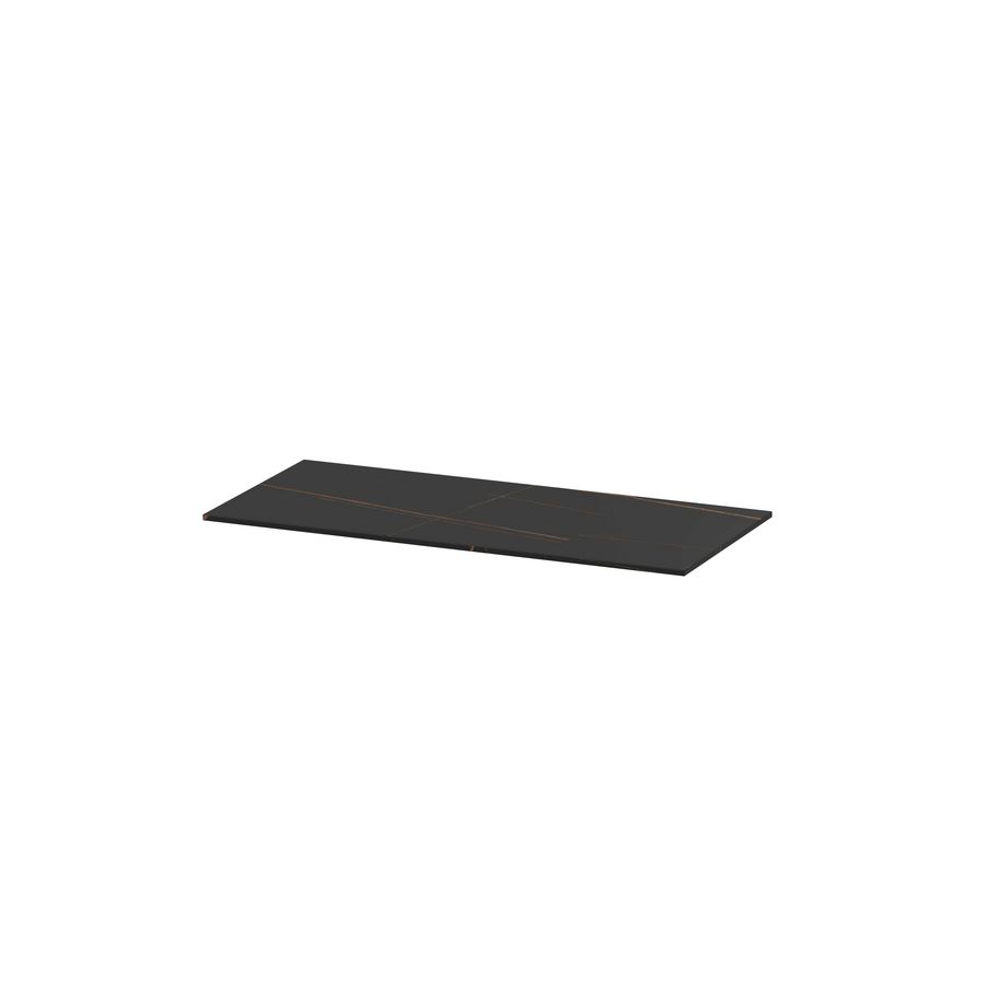 INK Afdkplt keram. slab zndr uitsp. Lauren Blck mt 100x45