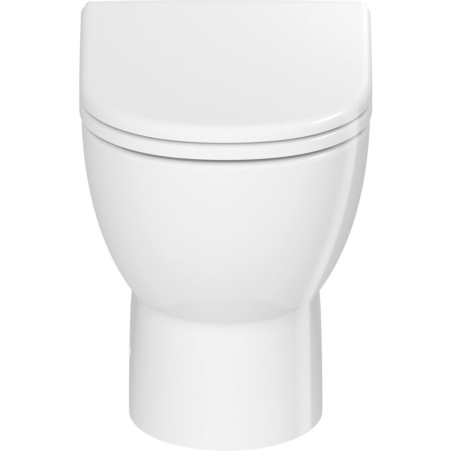 D-CODE #203709 staand closet PK. wit back-to-wall diepspoel rimless hoogglans (excl. zitting)