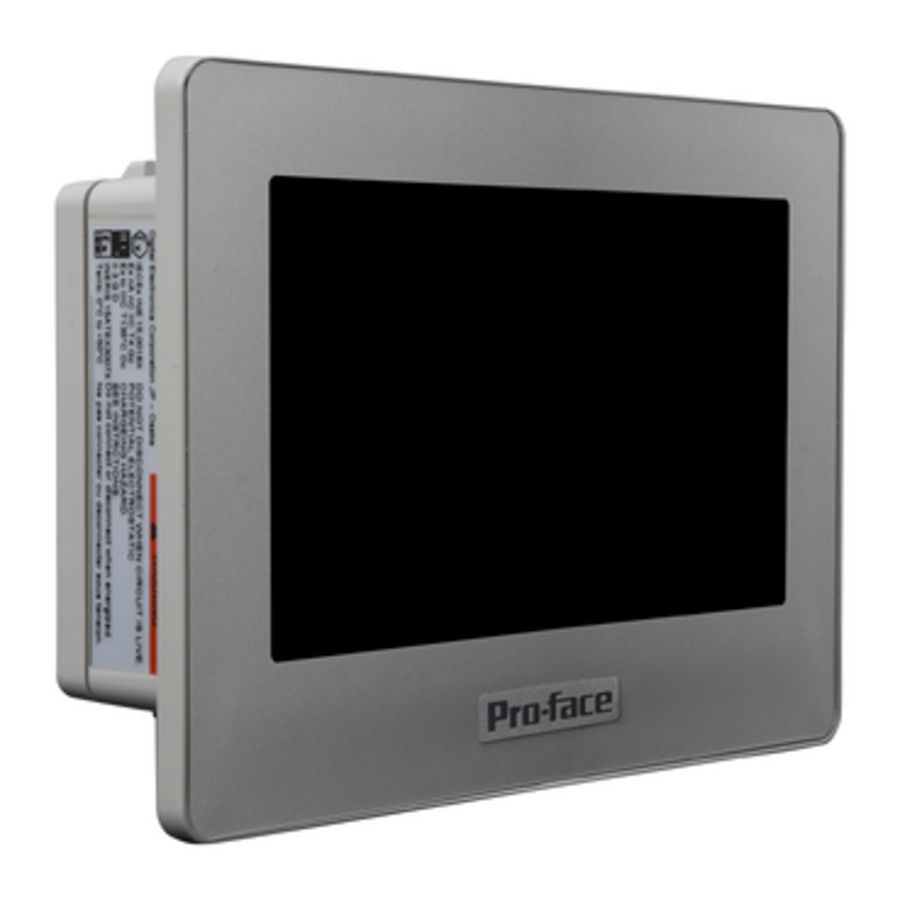 Industrieel touchscreen Widescreen 4.3" Ethernet Proface