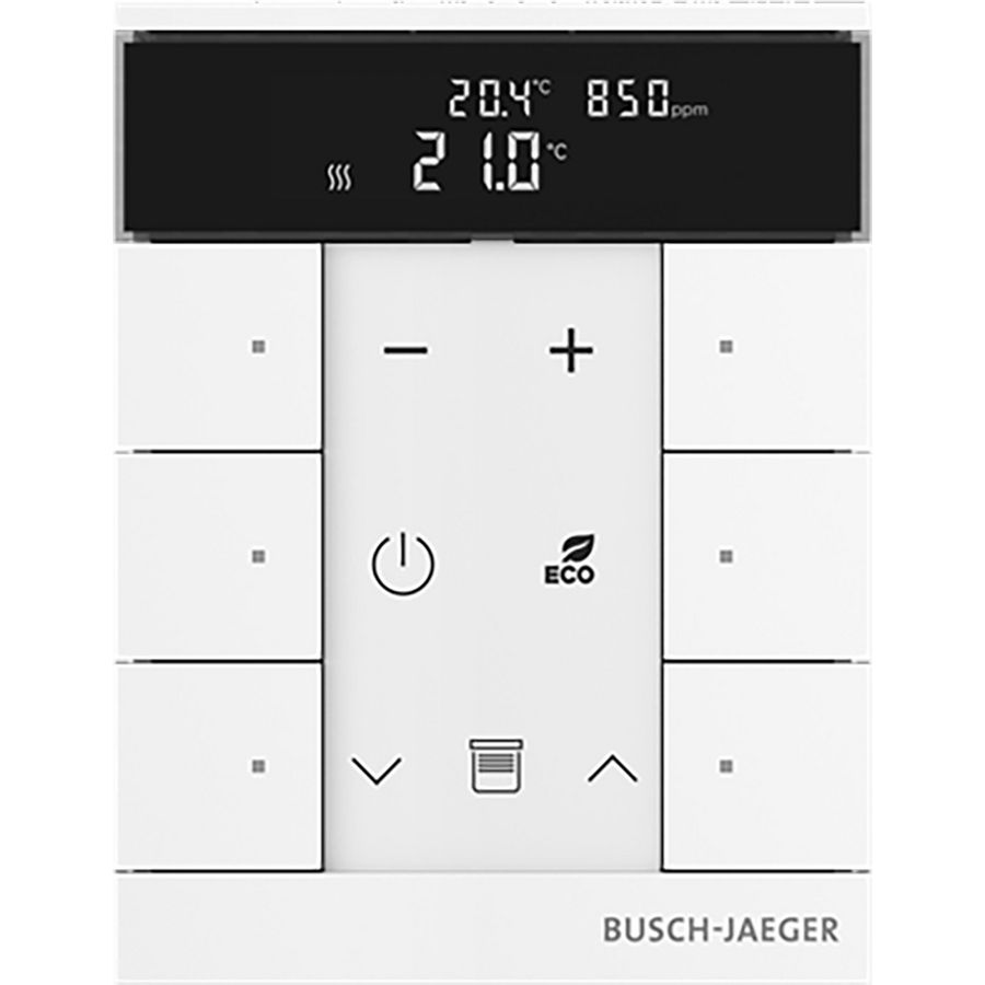 Free@Home Tenton thermostaat 6-voudig CO2 studiowit