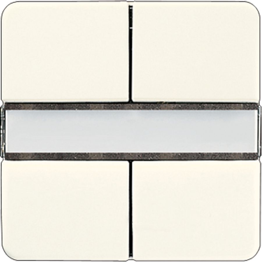 Tastafdekking CD 2-voudig wit KNX VVE=10