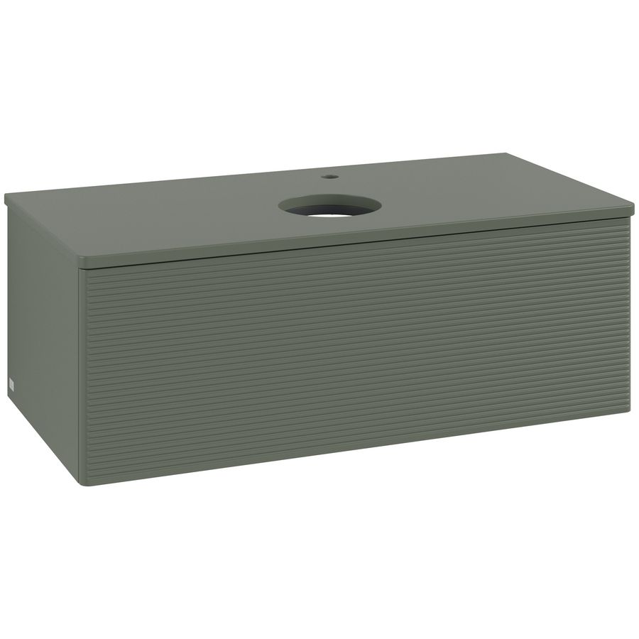 Wastafelonderkast Antao 1000x360x500mm L.Green Matt Lacquer L31150HL