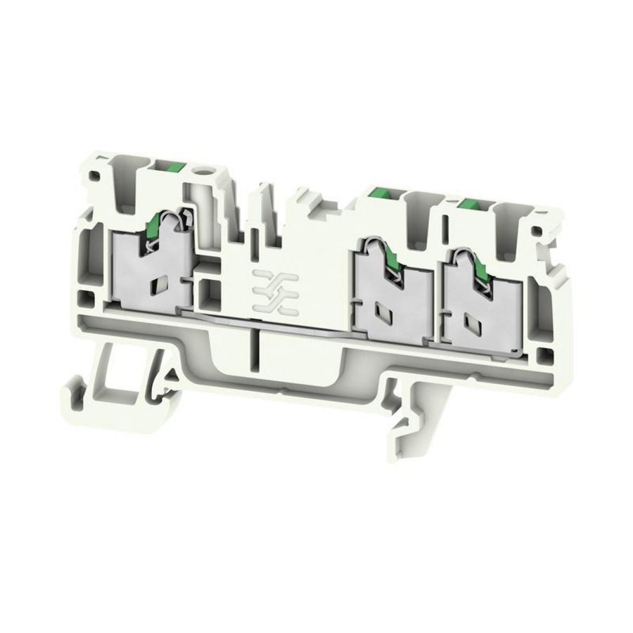 Doorvoer blok SNAP IN grijs 2.5mm2 24 A 800 nr. VVE=100