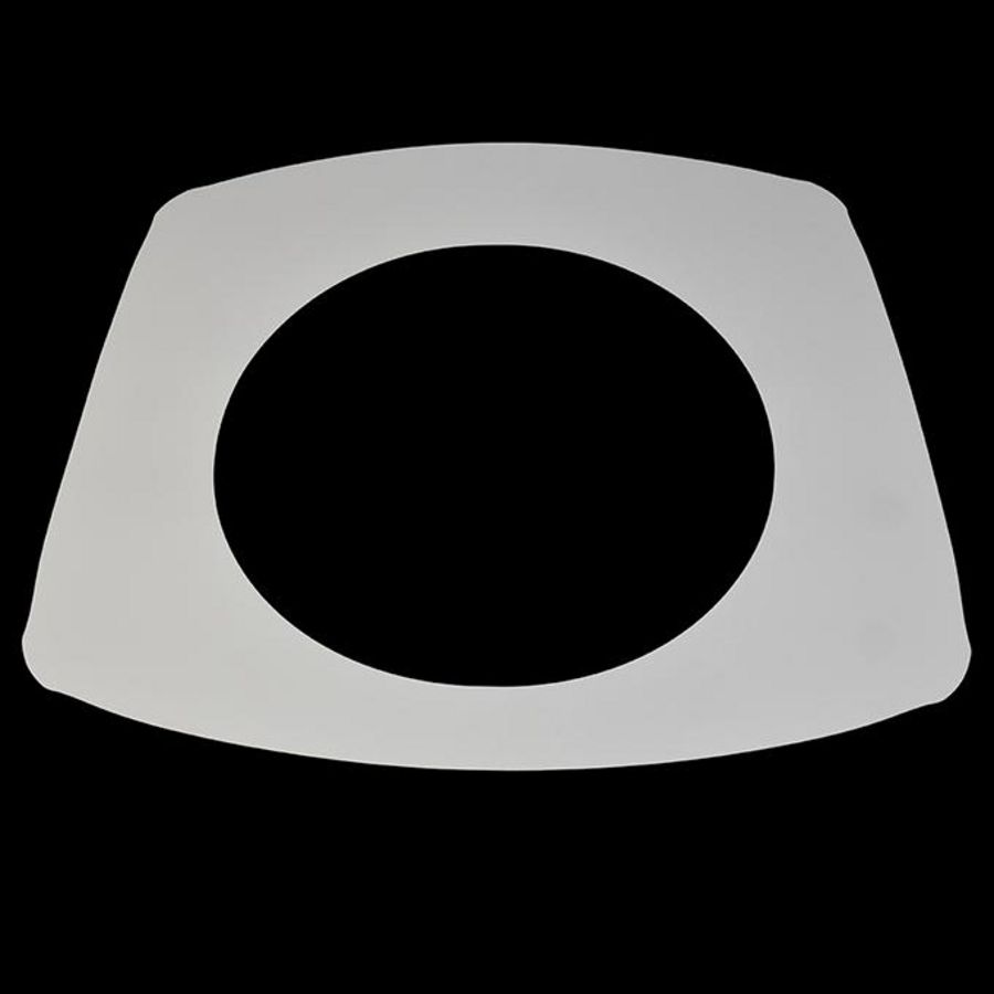 Afdekplaat (met gat) wit HRU ECO 350