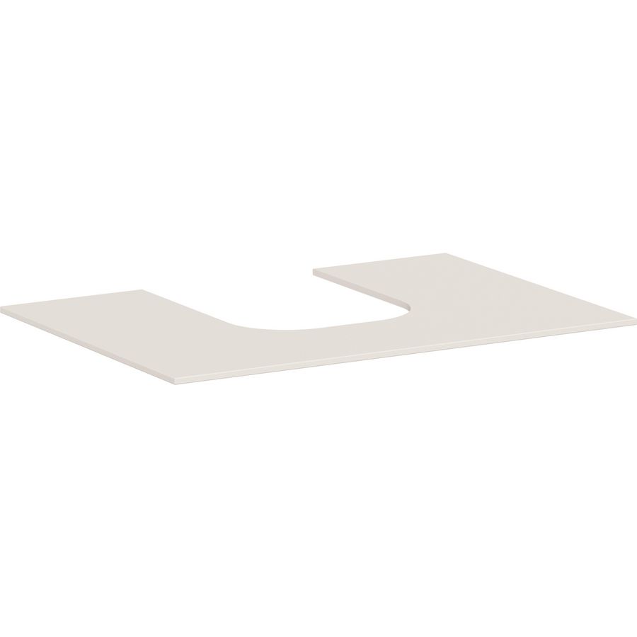Console 780x550mm met utsparing in het midden countertop 600/480 Xevolos E 54208780