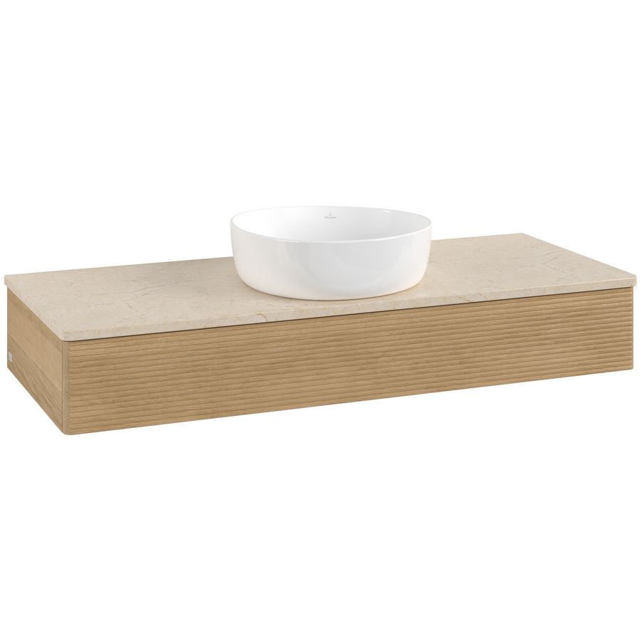 Wastafelonderkast Antao 1200x190x500mm Honey Oak L10113HN