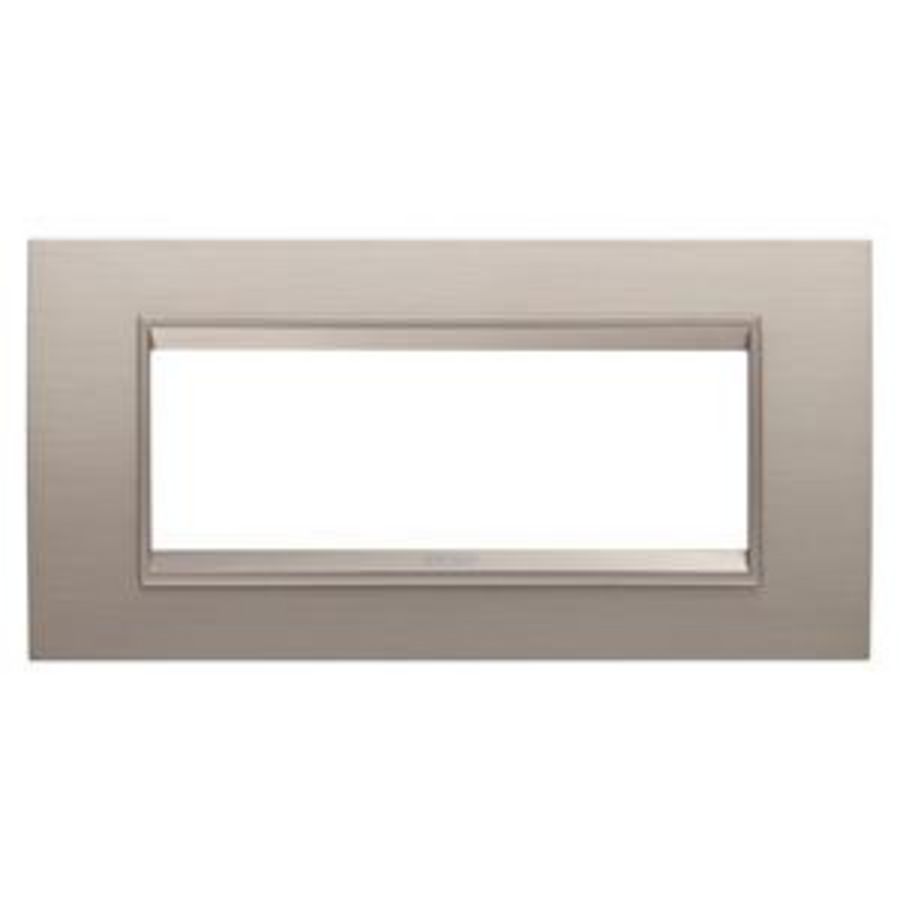 LUX PLAAT-VAN METAAL-6 MODULE-GEBORSTELD ALUMINIUM-B