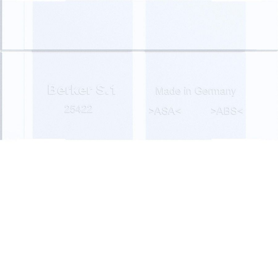 Scheiding voor opbouwdoos 2- en 3-voudig A.x/C.x lichtwit gl