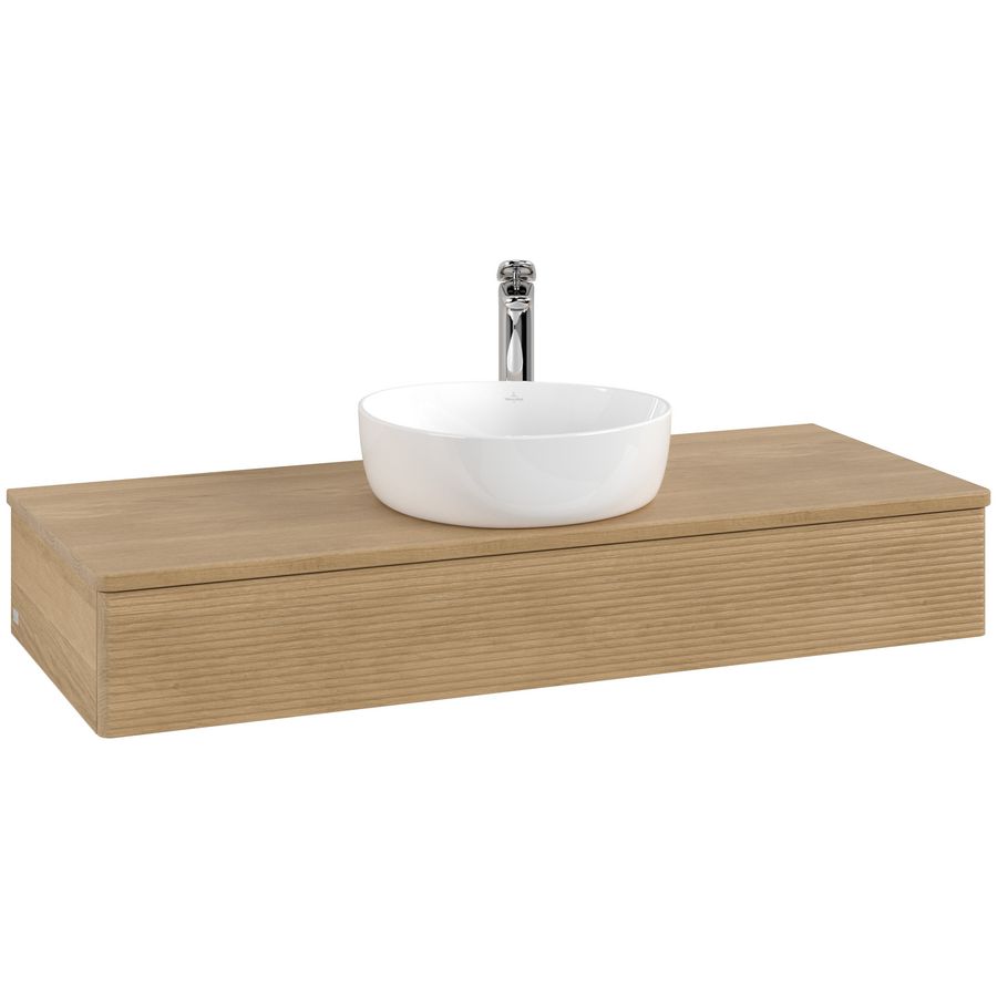 Wastafelonderkast Antao 1200x190x500mm Honey Oak L10151HN