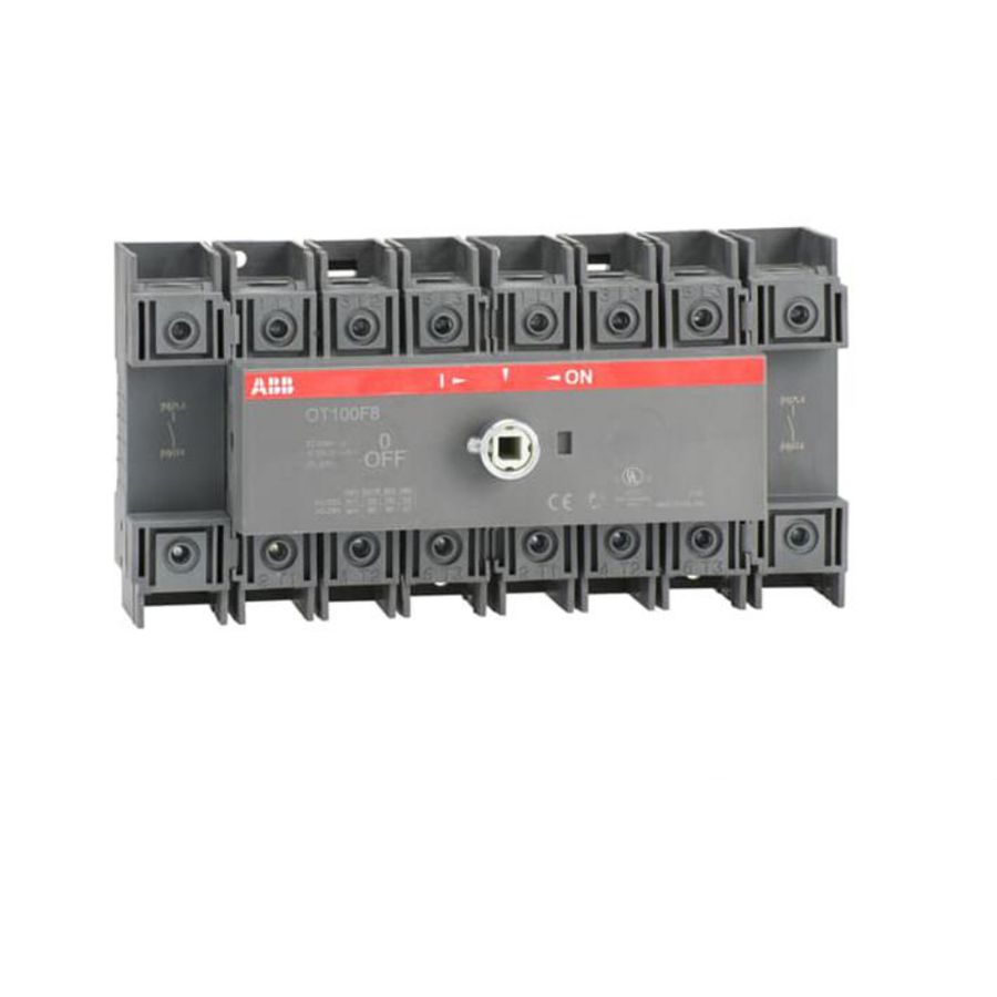 Lastscheider 8P 100 A bodem/DIN-rail montage