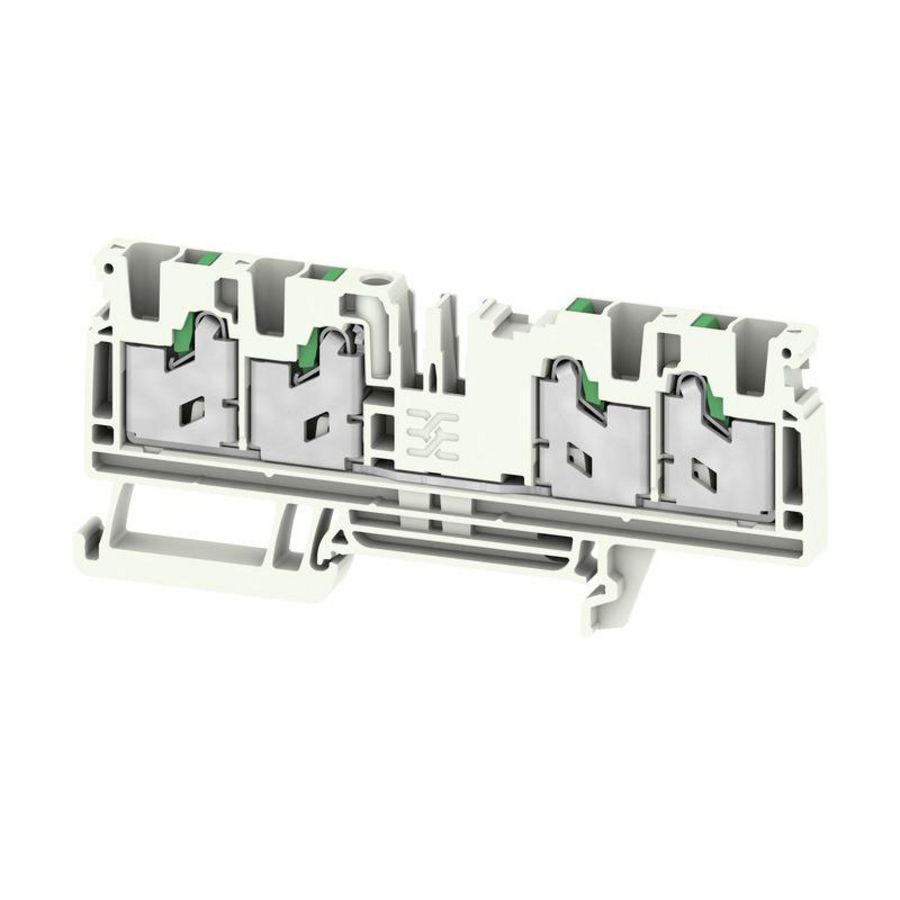 Doorvoer bl. SNAP IN grijs 4mm2 32 A 1000 V nr. VVE=50