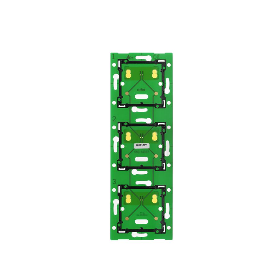 3-Voudige VERT muurprint Home Control gebruik