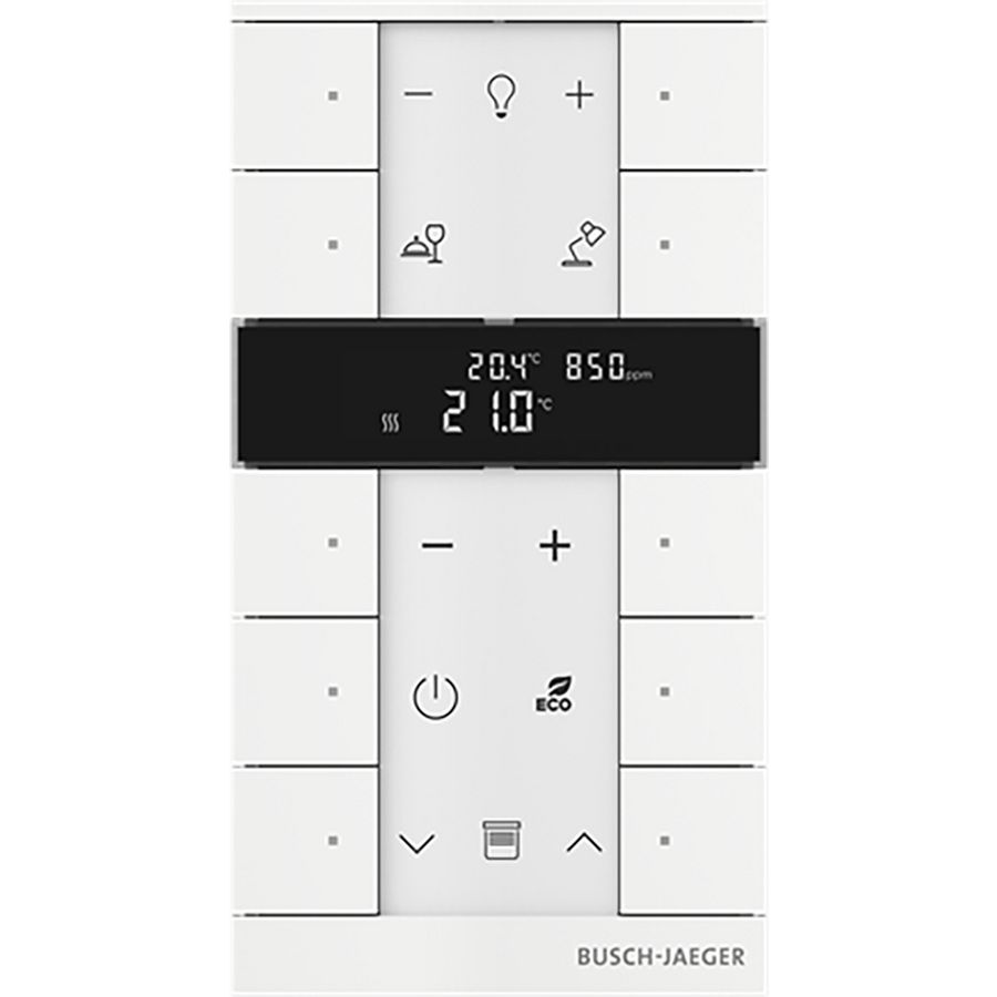 Free@Home Tenton thermostaat 10-voudig CO2 studiowit mat