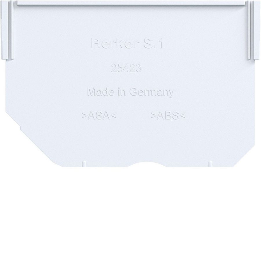 Scheiding voor hoekdoos opbouw A.x/C.x lichtwit glanzend