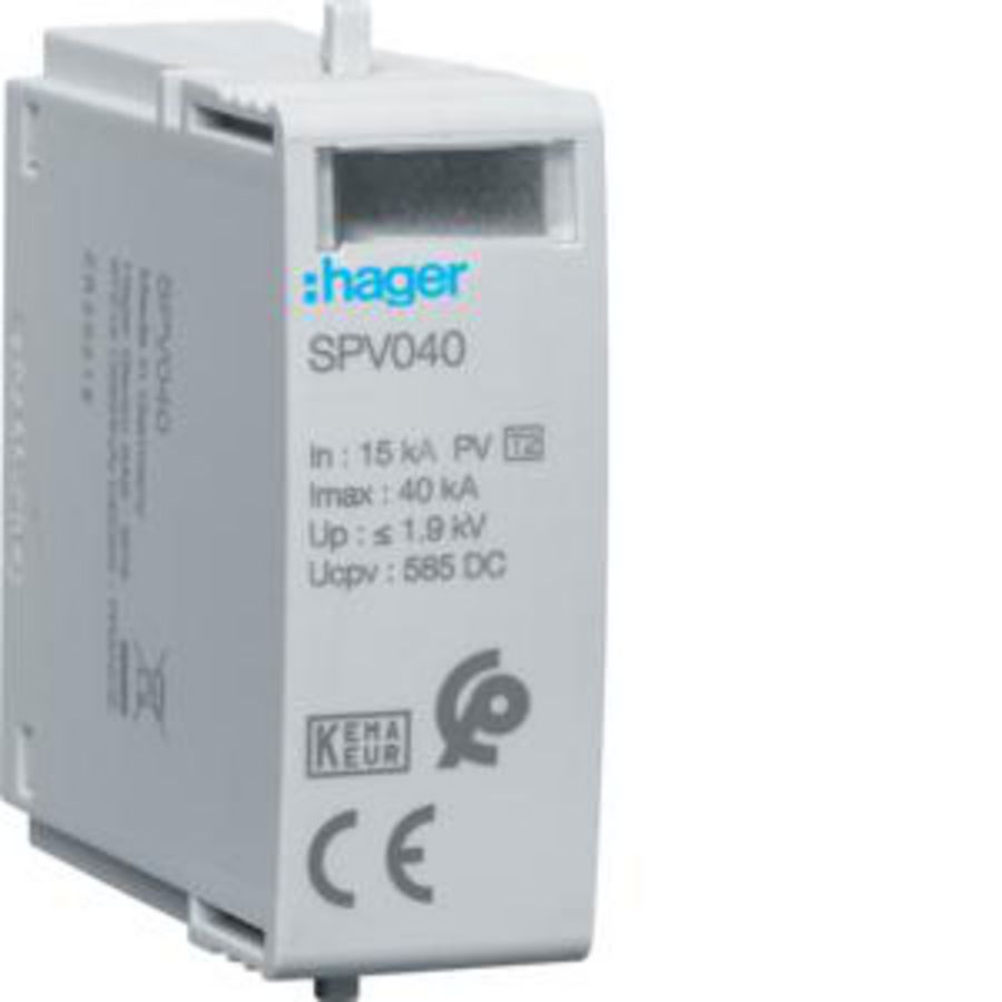 Steekelement T2 1P PV +/ - voor SPV340