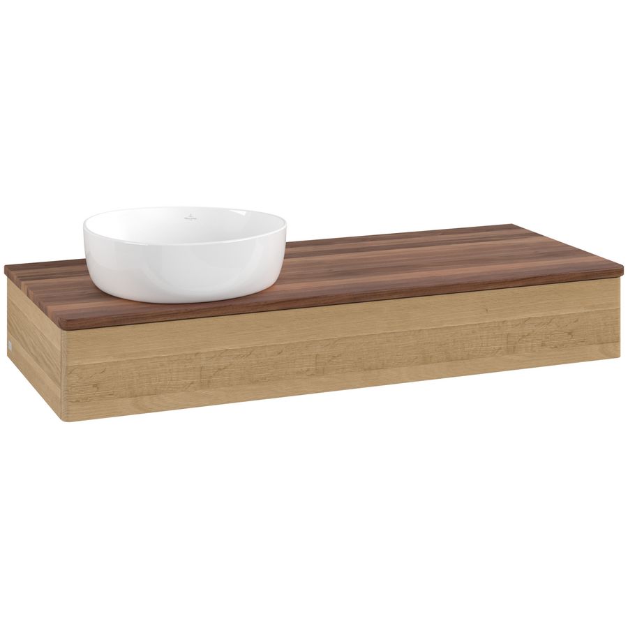 Wastafelonderkast Antao 1200x190x500mm Honey Oak L11012HN